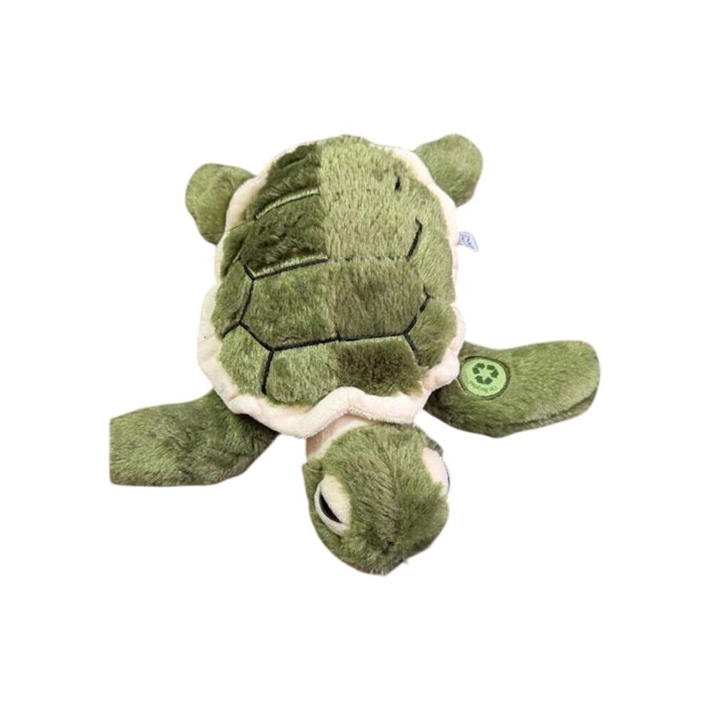 The Petting Zoo‎ North Carolina Aquariums Sea Turtle Plush Green Recycled 11"